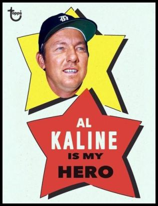 2014 Topps My Hero Baseball Art Prints NMO Al Kaline